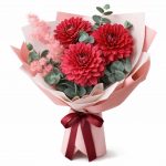 Букеты с георгинами