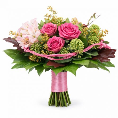 Букет невесты «Гранатовые мечты»