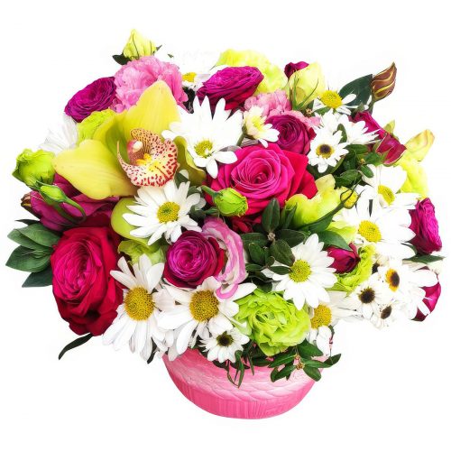 Композиция в корзине «Тропический рай»