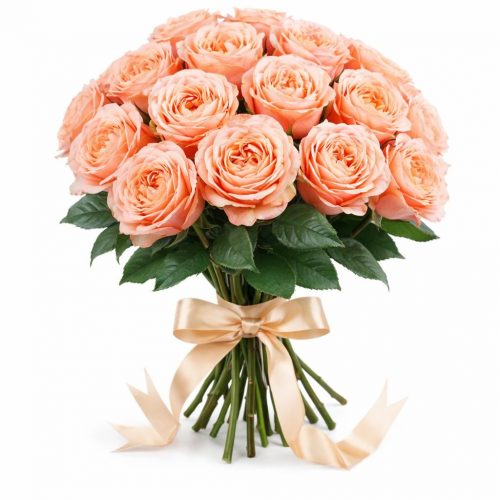 Розы Пионовидные оранжевые