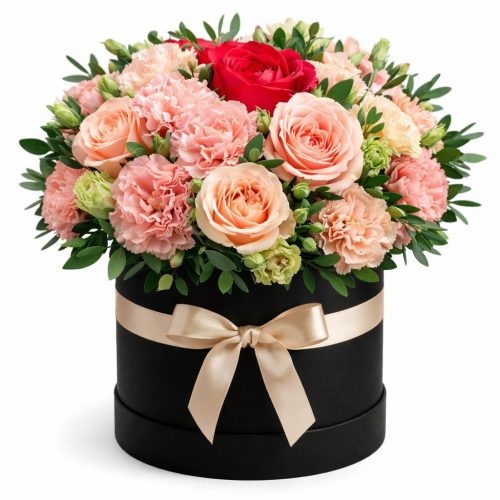 Цветы в коробке «Индиго»