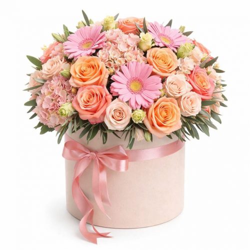 Цветы в коробке «Фантазия»