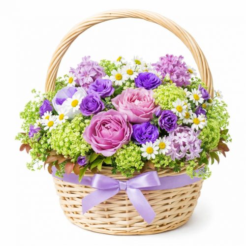 Цветочная композиция «Сиреневый сад»
