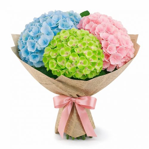 Букет из свежих цветов «Воздушная фантазия»