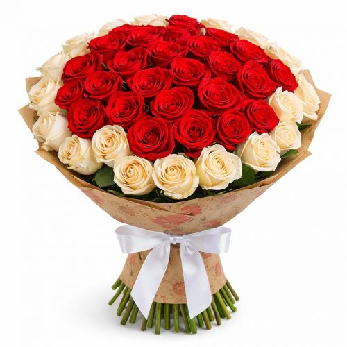 Букет сердце «Очарование»