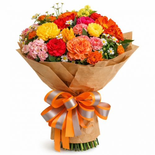 Цветочный букет «Яркий танец»