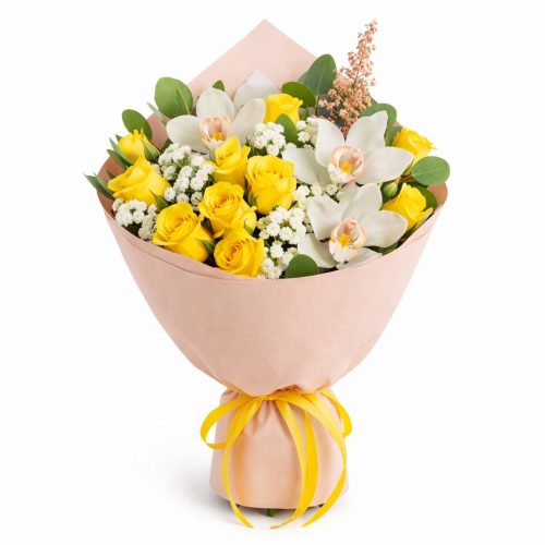 Букет цветов «Капельки»