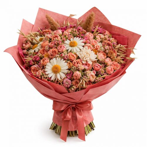 Букет цветов «Весенний поток»