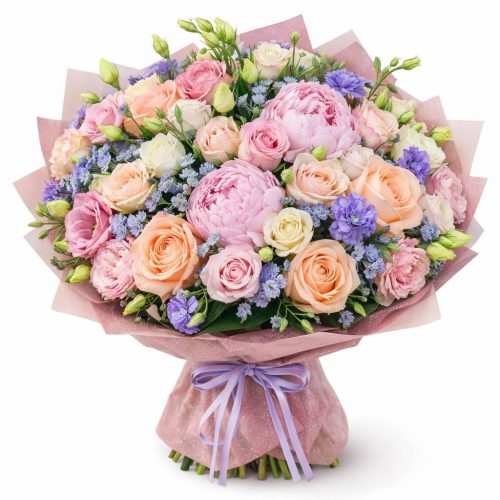 Цветочный букет «Радужная мечта»