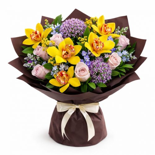 Цветочный букет «Солнечное пробуждение»
